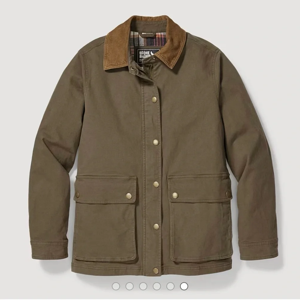 Olive Women's EB Barn Coat - Picture 6 of 12